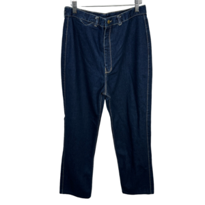 Vintage High Waist straight leg‎ 100% Cotton Jeans 16